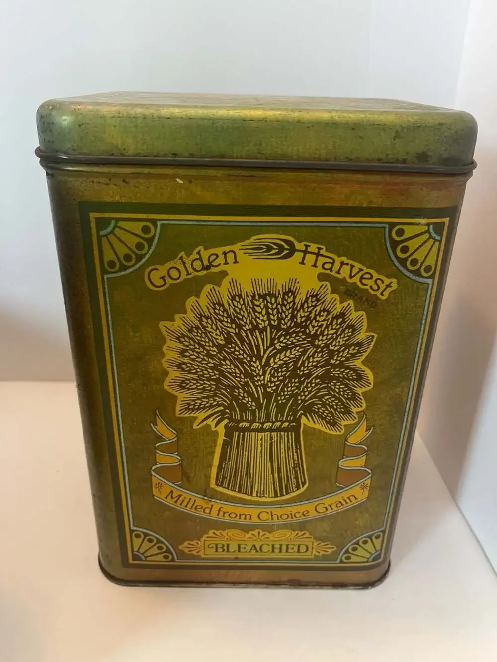 Vintage Cheinco Green Kitchen Canister Set (Coffee, Tea, Sugar, Flour)